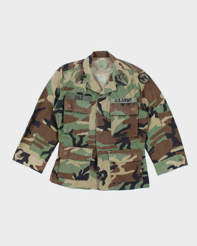 90s Vintage US Army Woodland BDU Jacket - X-Small