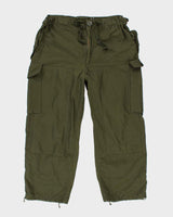 90s Vintage Canadian Army Cold Weather Trousers Shell - 42x28