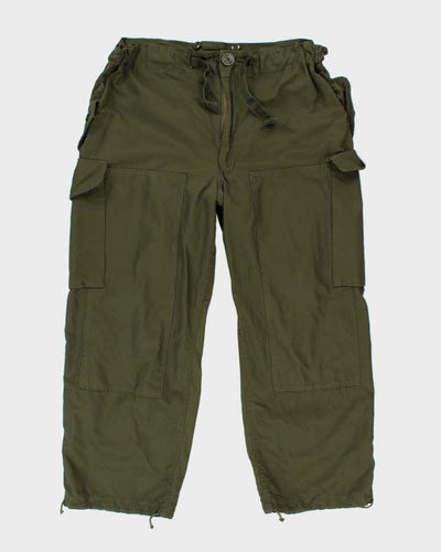 90s Vintage Canadian Army Cold Weather Trousers Shell - 42x28