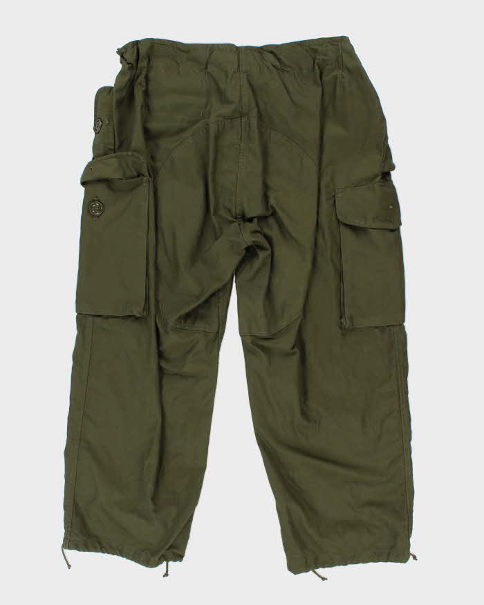 90s Vintage Canadian Army Cold Weather Trousers Shell - 42x28