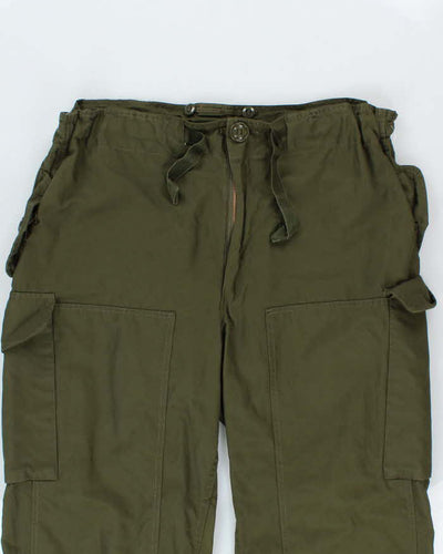 90s Vintage Canadian Army Cold Weather Trousers Shell - 42x28
