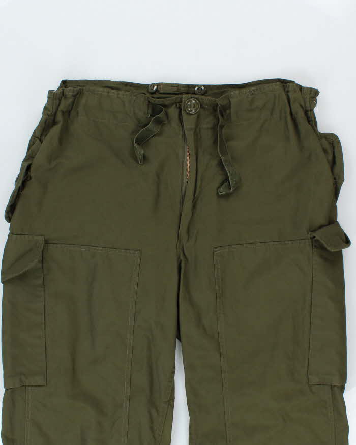 90s Vintage Canadian Army Cold Weather Trousers Shell - 42x28