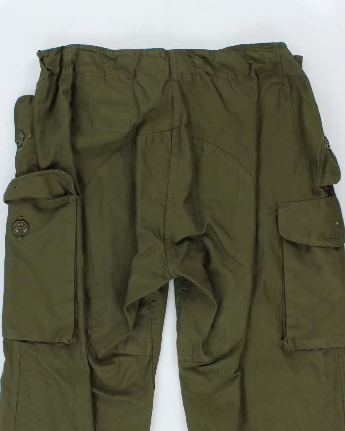 90s Vintage Canadian Army Cold Weather Trousers Shell - 42x28