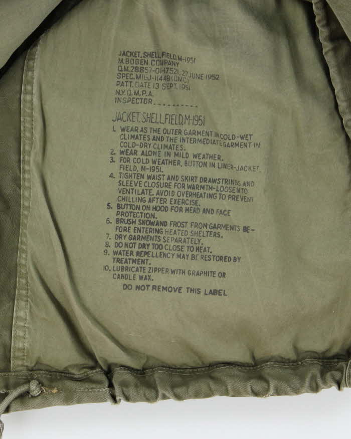 50s Vintage US Army M51 Field Jacket - Medium