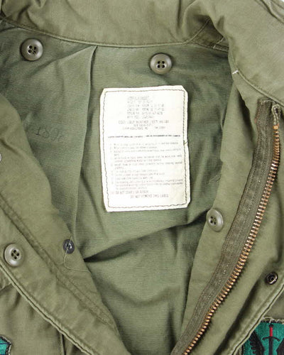 70s Vintage US Army M65 Field Jacket - Small