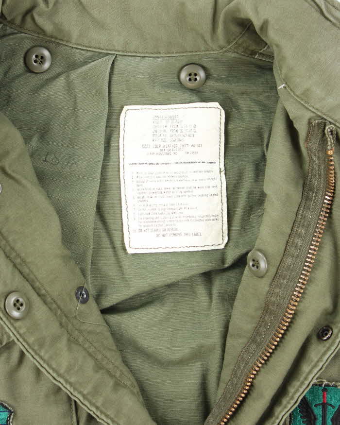 70s Vintage US Army M65 Field Jacket - Small