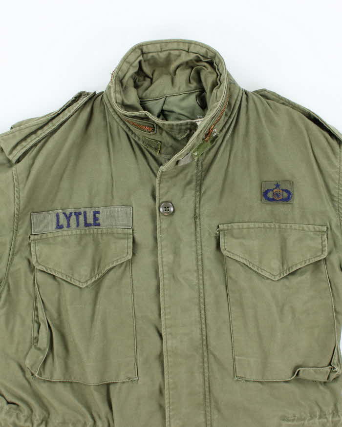 70s Vintage US Army M65 Field Jacket - Small Short