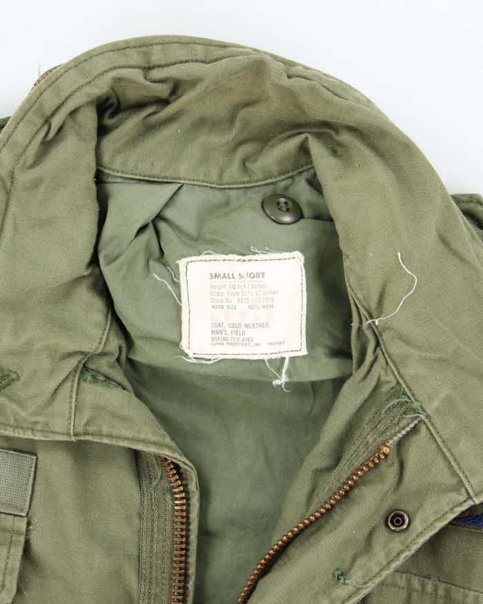70s Vintage US Army M65 Field Jacket - Small Short