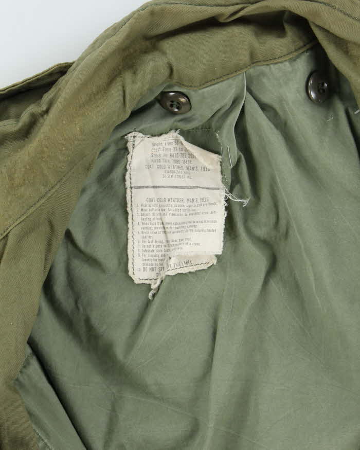 70s Vintage US Army M65 Field Jacket - Small Regular