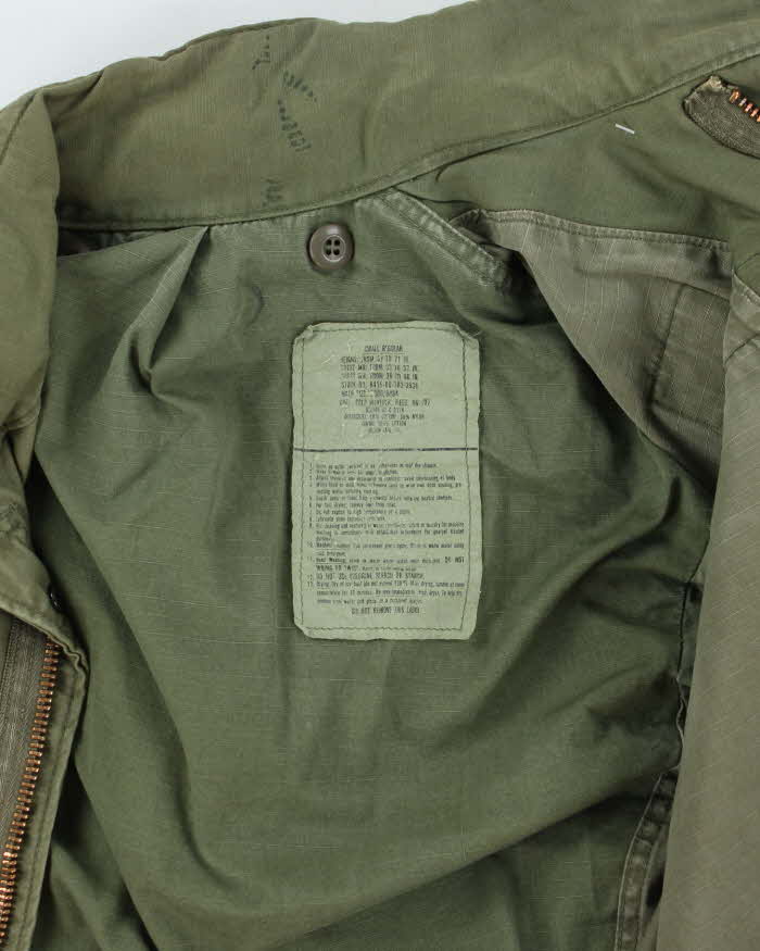 70s Vintage US Army M65 Field Jacket - Small Regular