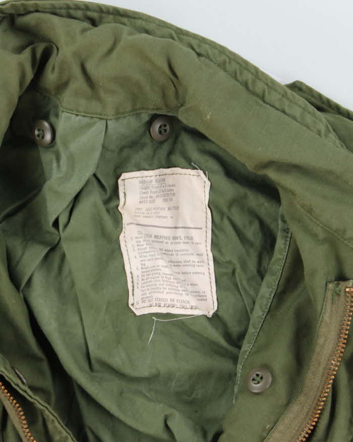70s Vintage US Army M65 Field Jacket - Large