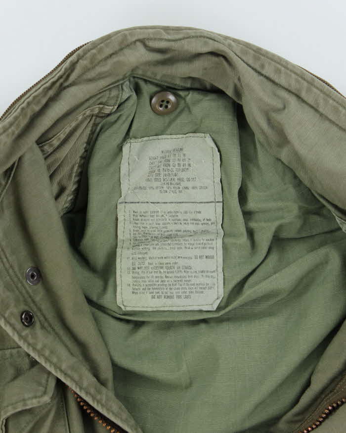 80s Vintage US Army M65 Field Jacket - Large