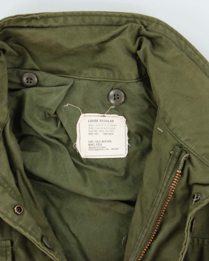 70s Vintage US Army M65 Field Jacket - X-Large