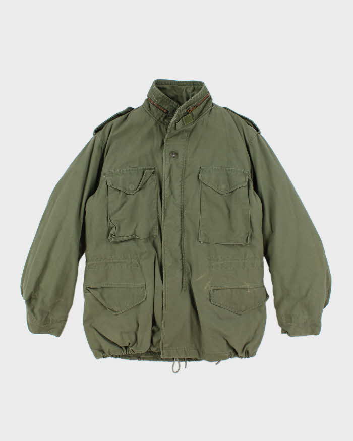 70s Vintage US Army M65 Field Jacket &amp; Liner - Large
