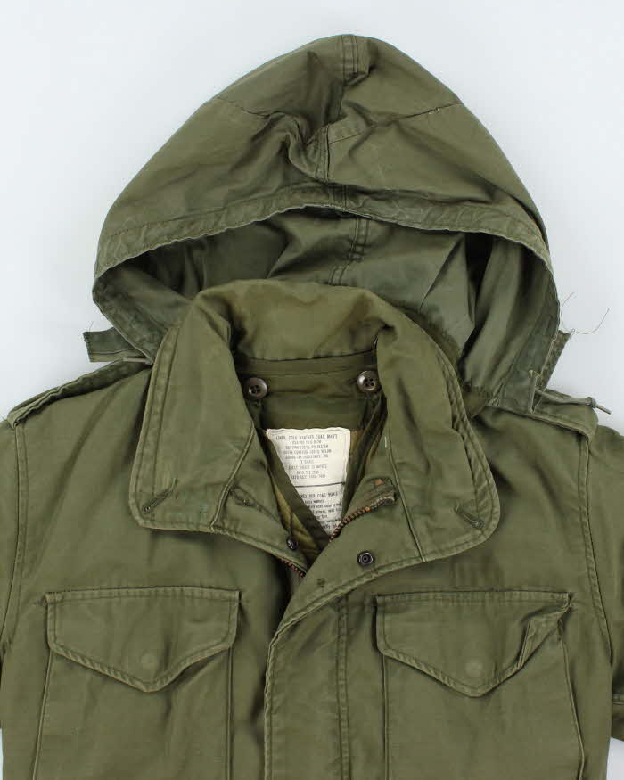 70s Vintage US Army M65 Field Jacket &amp; Liner - X-Small