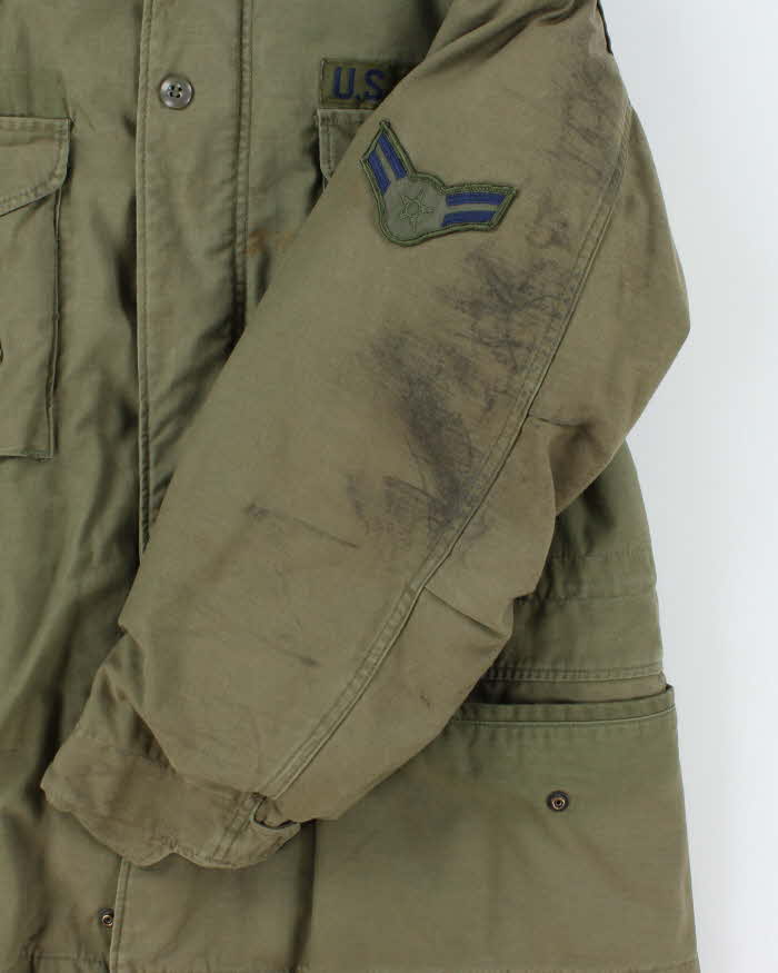70s Vintage US Air Force M65 Field Jacket &amp; Liner - Medium