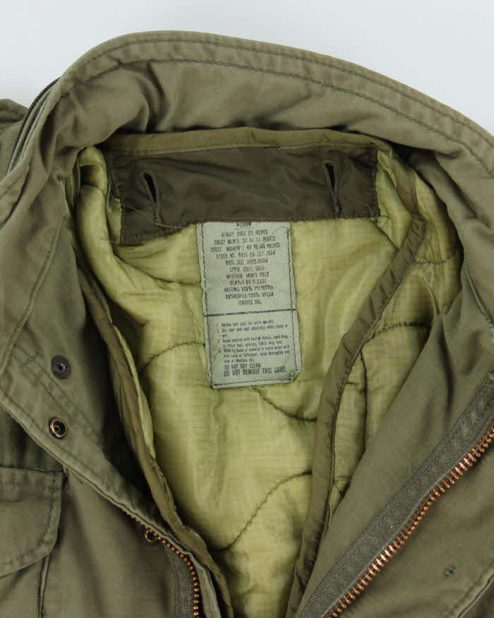 70s Vintage US Air Force M65 Field Jacket &amp; Liner - Medium