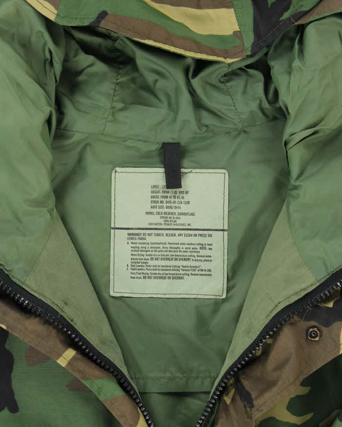 90s Vintage US Army ECWCS Gore-Tex Parka - X-Large