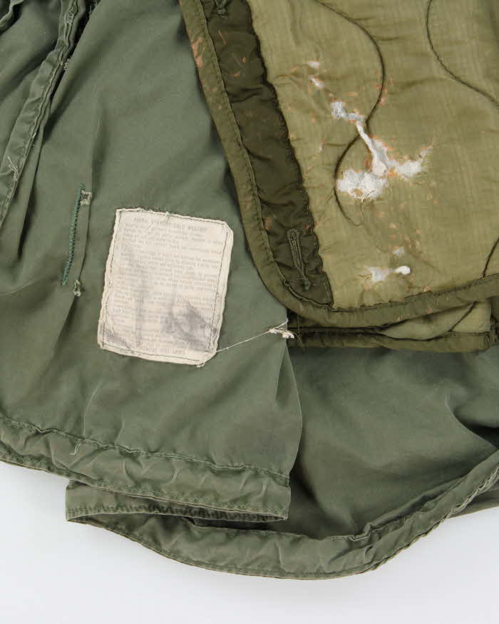 70s Vintage US army M65 Parka &amp; Liner - XX-Large