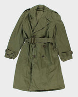 50s Vintage US Army Overcoat - Large