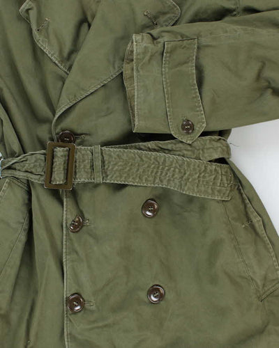 50s Vintage US Army Overcoat - Large