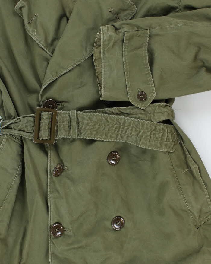 50s Vintage US Army Overcoat - Large