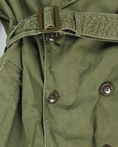 50s Vintage US Army Overcoat - Large