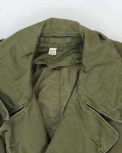 50s Vintage US Army Overcoat - Large