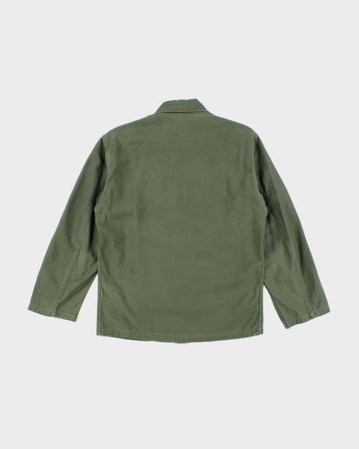 60s Vintage US Army OG-107 Utility Shirt - Large