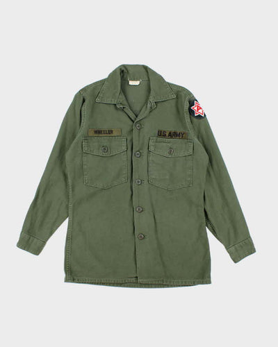 60s Vintage US Army OG-107 Utility Shirt - Medium