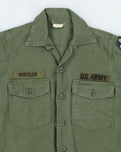 60s Vintage US Army OG-107 Utility Shirt - Medium