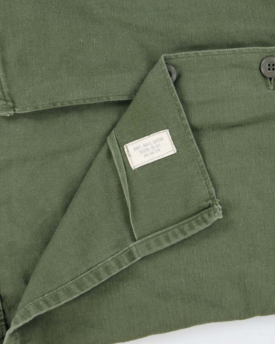 60s Vintage US Army OG-107 Utility Shirt - Medium