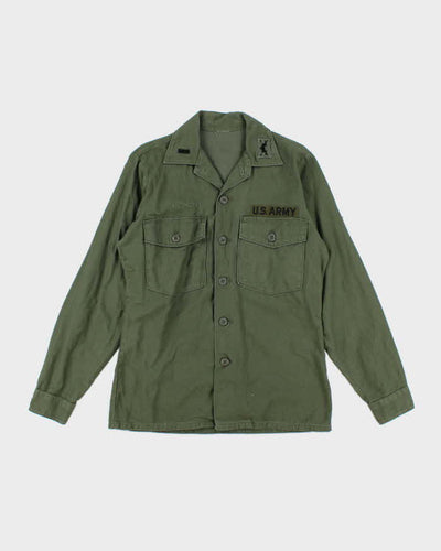 60s Vintage US Army OG-107 Utility Shirt - Medium