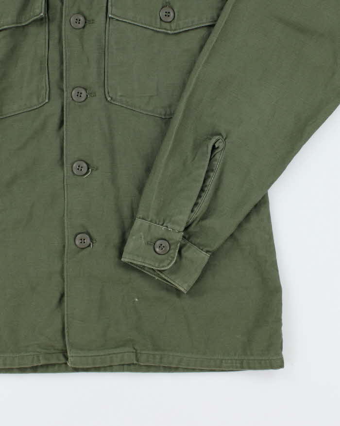 60s Vintage US Army OG-107 Utility Shirt - Medium