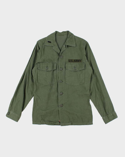 60s Vintage US Army OG-107 Utility Shirt - Medium