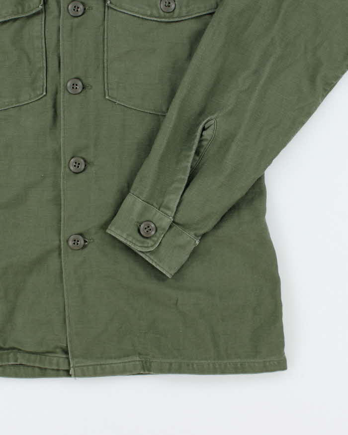 60s Vintage US Army OG-107 Utility Shirt - Medium