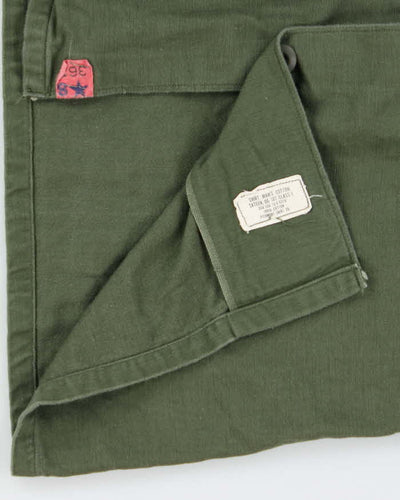 60s Vintage US Army OG-107 Utility Shirt - Medium