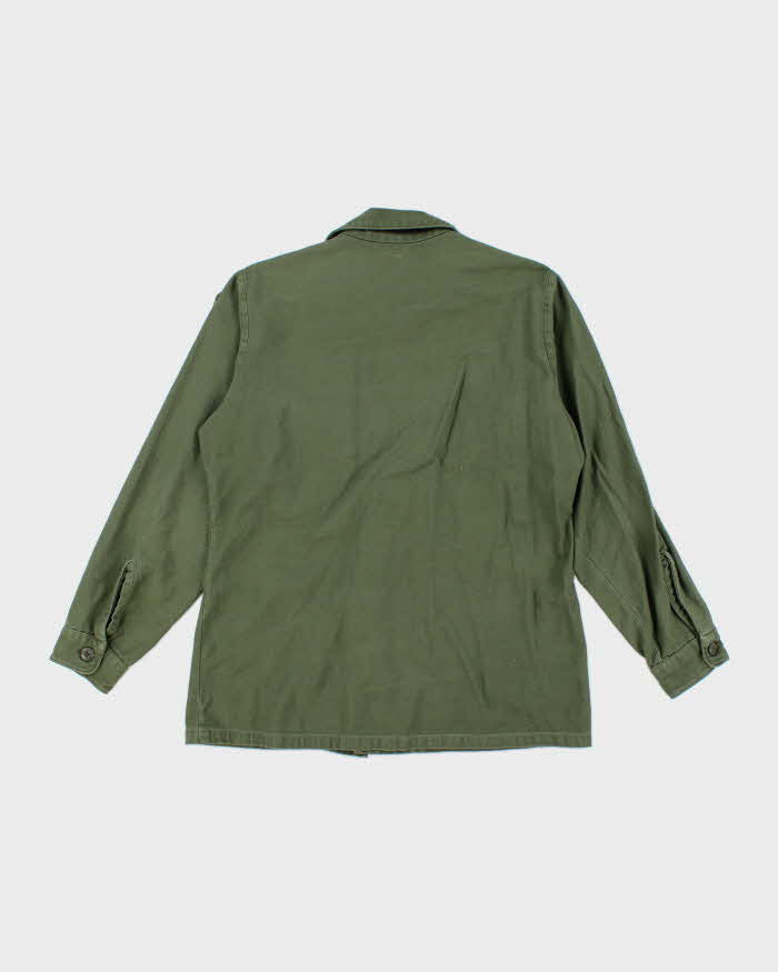 60s Vintage US Army OG-107 Utility Shirt - Large