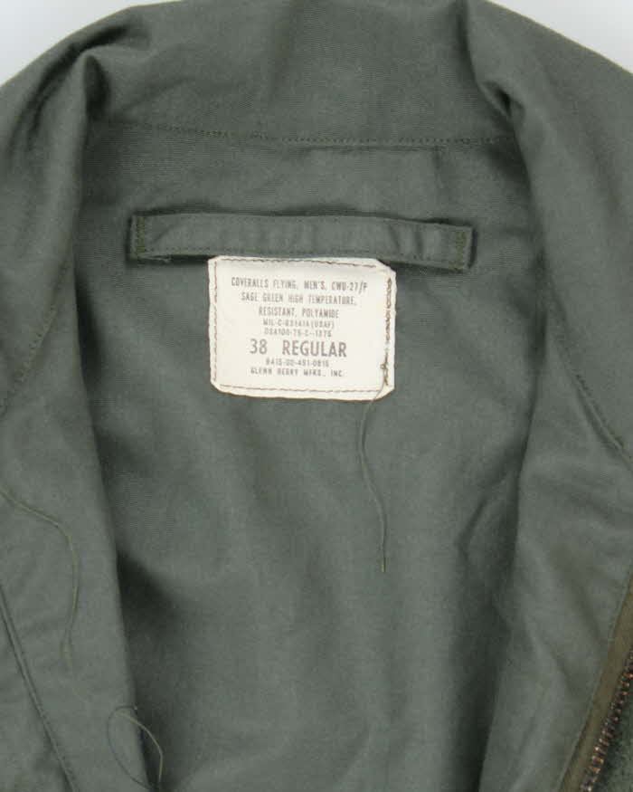 70s Vintage US Air Force CWU-27/P Flight Suit - Small
