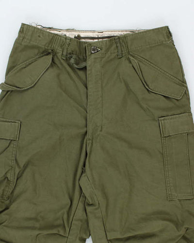 70s Vintage US Army M65 Trousers - W34 L28