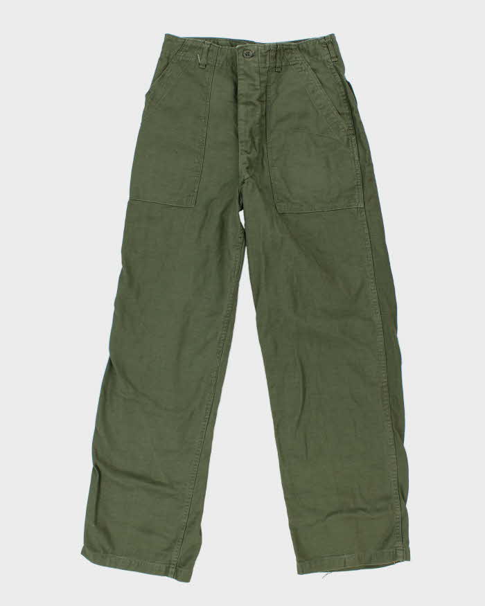 60s Vintage US Army Utility Trousers - W28 L31
