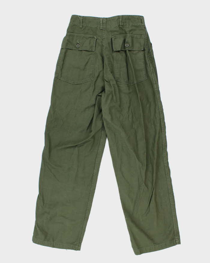 60s Vintage US Army Utility Trousers - W28 L31