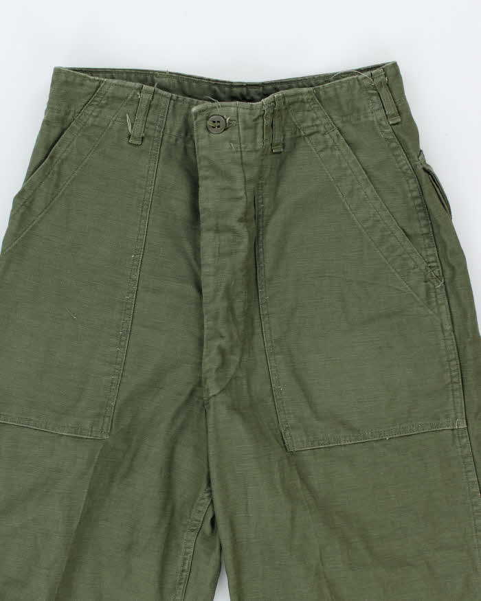60s Vintage US Army Utility Trousers - W28 L31