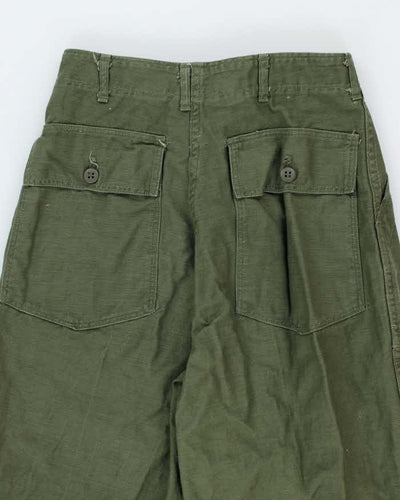 60s Vintage US Army Utility Trousers - W28 L31