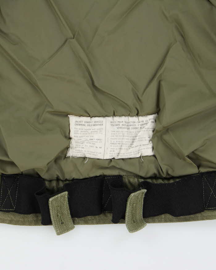 Vintage 1985 Canadian Military Cold Weather Combat Vehicle Crewman Jacket - S