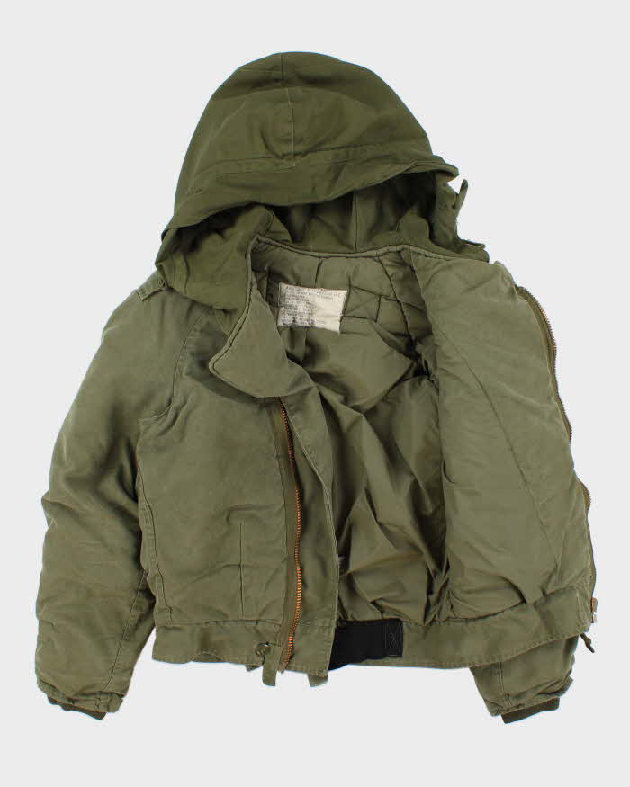 Vintage 1985 Canadian Military Cold Weather Combat Vehicle Crewman Jacket - S