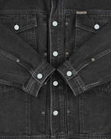 Vintage 1990s Calvin Klein Black Classic Denim Jacket - XL
