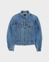 Vintage 1988 Lee Riders 220 Made In Canada Light Wash Denim Trucker Jacket - XS