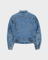 Vintage 1988 Lee Riders 220 Made In Canada Light Wash Denim Trucker Jacket - XS