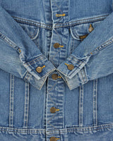 Vintage 1988 Lee Riders 220 Made In Canada Light Wash Denim Trucker Jacket - XS